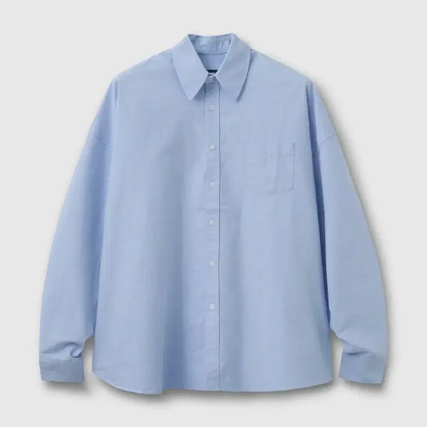 [BUNJANG] Takeasy Oxford Overshirt (Sky Blue) - Size S / 테이크이지 셔츠