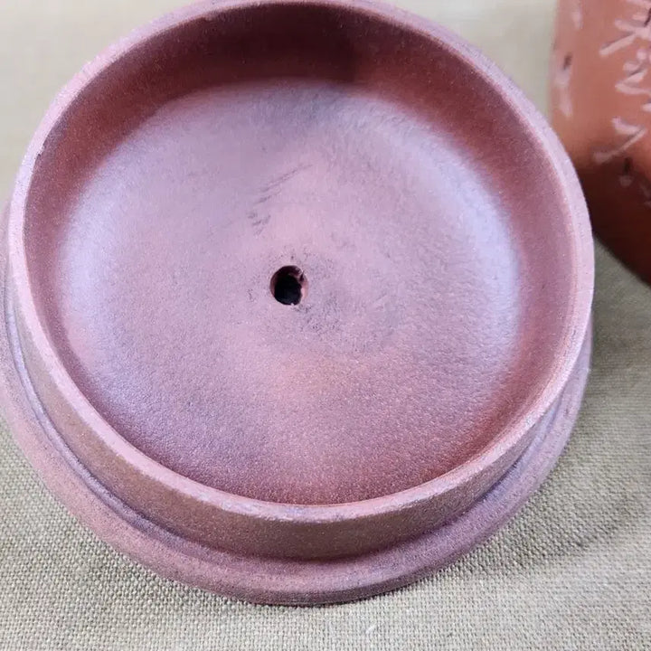 [BUNJANG] Chinese Porcelain Zisha Teapot / 중국도자기 자사호 음각서문과 죽문,손조형