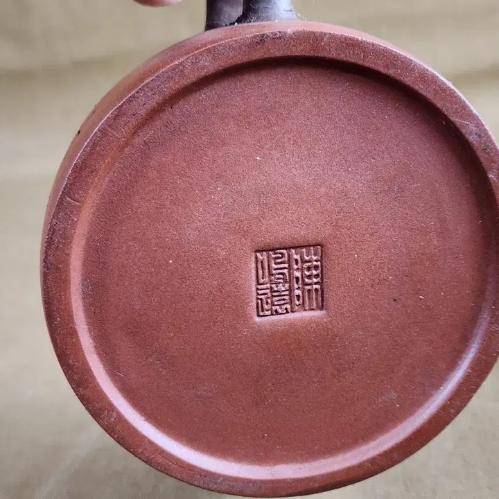 [BUNJANG] Chinese Porcelain Zisha Teapot / 중국도자기 자사호 음각서문과 죽문,손조형