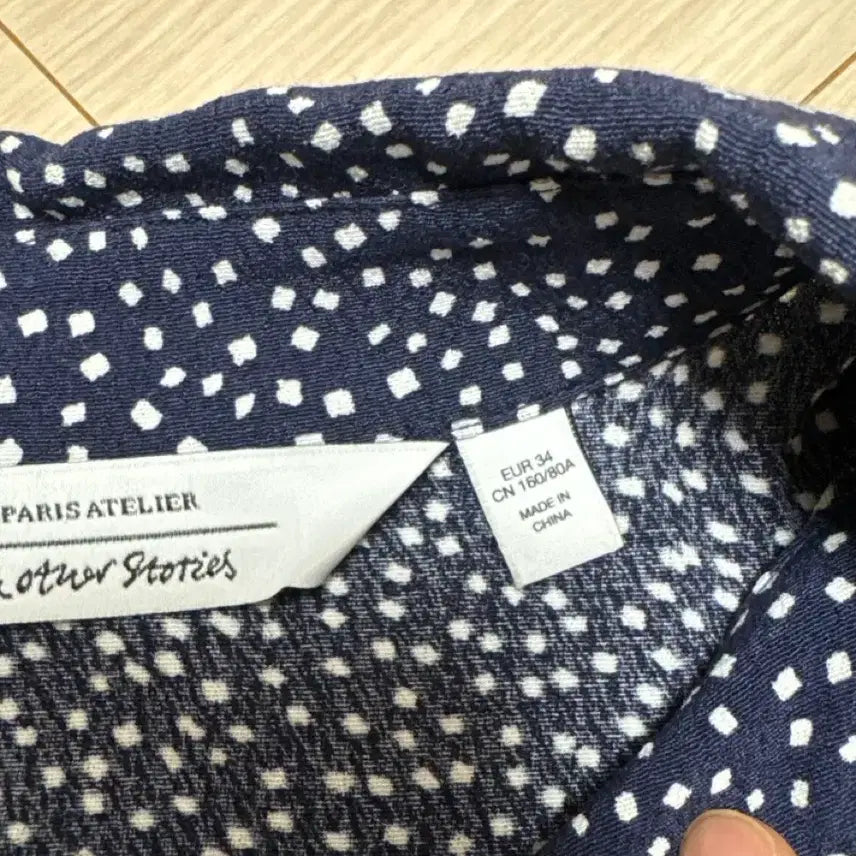 [BUNJANG] And Other Stories Square Dot Pattern Mini Dress / 앤아더스토리즈 사각 도트 패턴 원피스