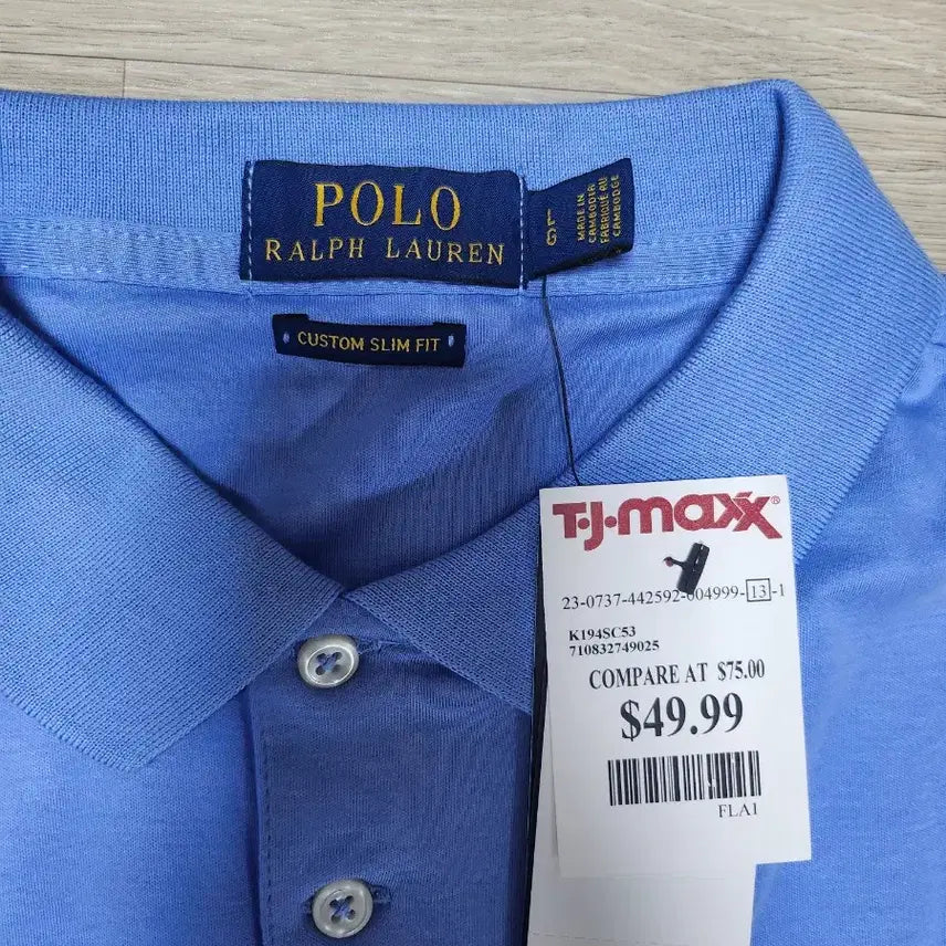 [BUNJANG] Polo Ralph Lauren Blue Polo Shirt / 폴로 랄프로렌 반팔 카라티 블루2XL