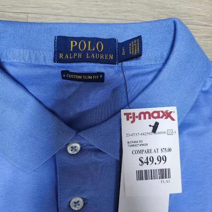 [BUNJANG] Polo Ralph Lauren Blue Polo Shirt / 폴로 랄프로렌 반팔 카라티 블루2XL