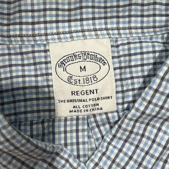 [BUNJANG] Brooks Brothers Checkered Half Shirt / 브룩스브라더스 체크 하프셔츠 s10868