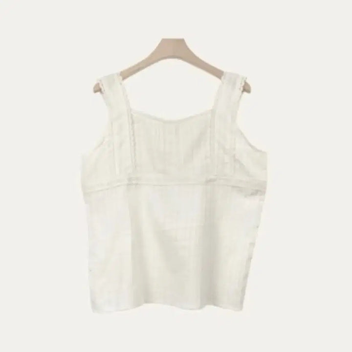 [BUNJANG] Lace Punching Sleeveless &amp; Half-Sleeve Top / 레이스 펀칭 민소매+반팔