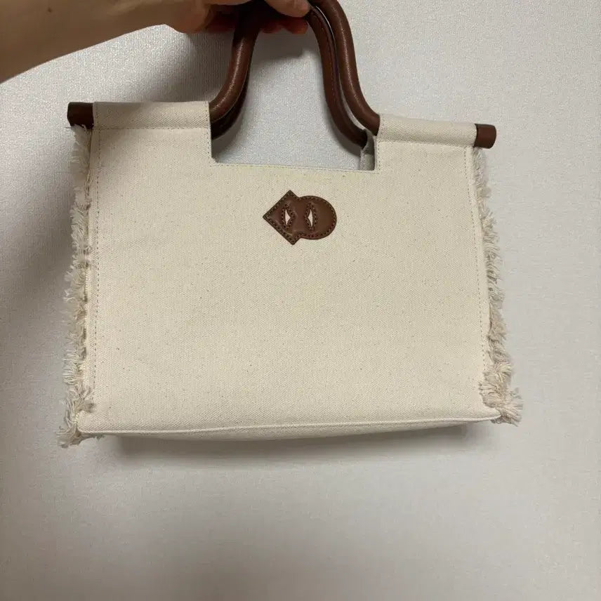 [BUNJANG] Lucky Chouette Canvas Tote Bag / 럭키슈에뜨 캔버스 토트백 새것