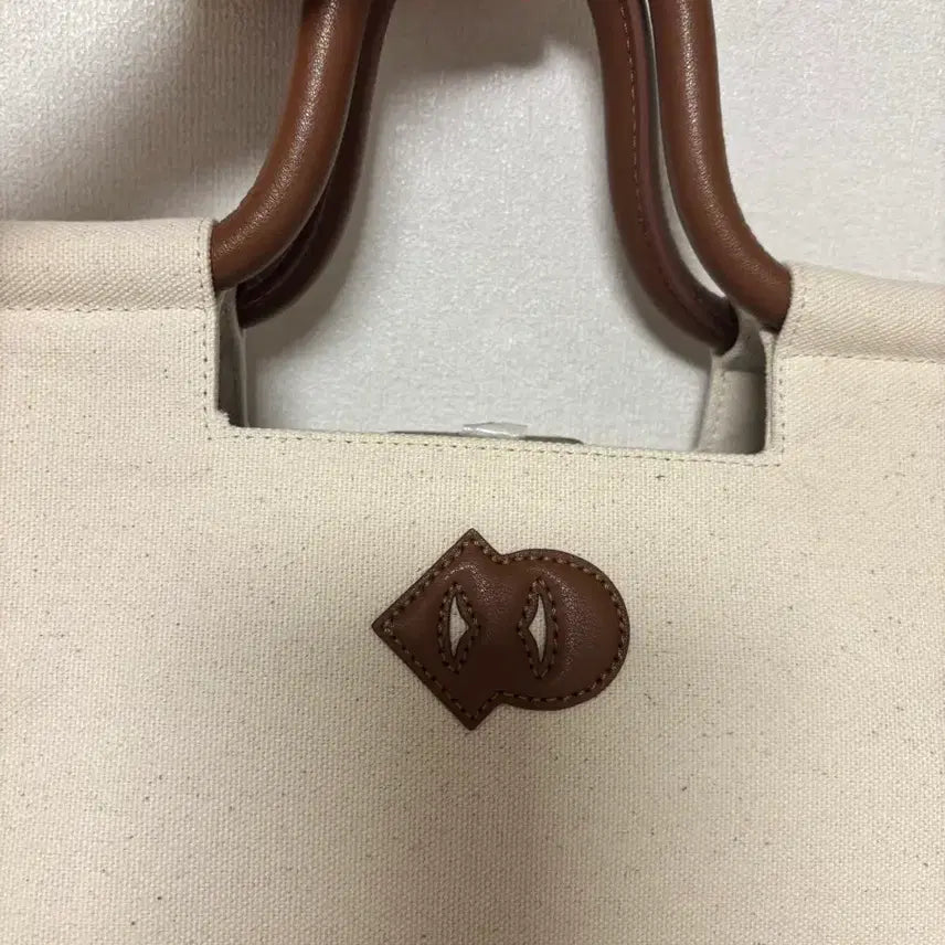 [BUNJANG] Lucky Chouette Canvas Tote Bag / 럭키슈에뜨 캔버스 토트백 새것