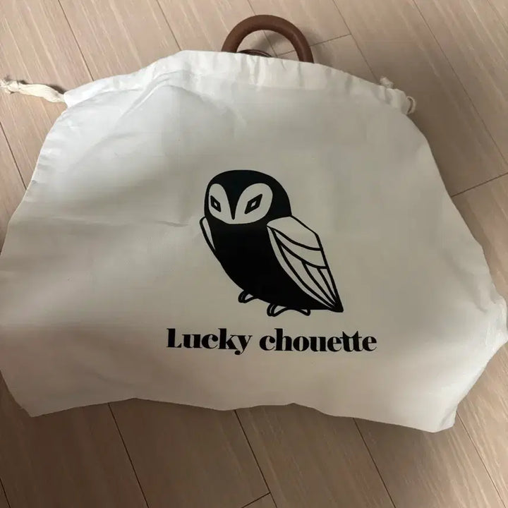 [BUNJANG] Lucky Chouette Canvas Tote Bag / 럭키슈에뜨 캔버스 토트백 새것