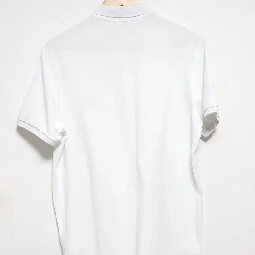 [SOLD OUT] 폴로 커스텀슬림핏 반팔 카라티 100사이즈 화이트