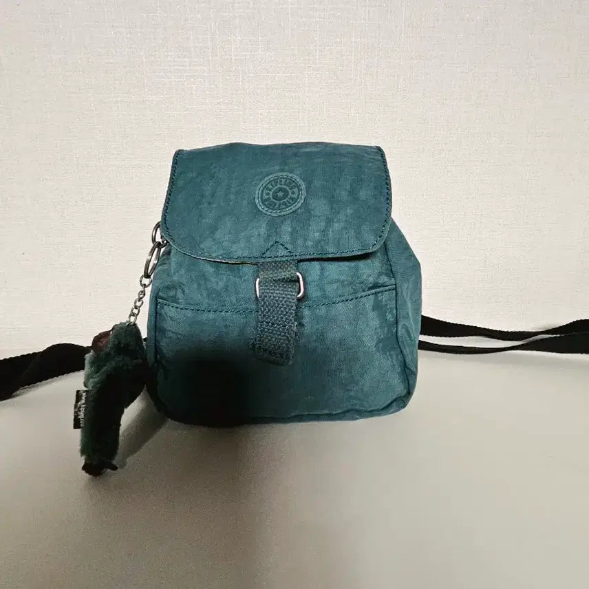 [BUNJANG] Kipling Backpack Turquoise 16x18cm / 키플링 백팩 (청록색 16*18cm) / 새상품