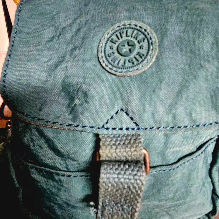 [BUNJANG] Kipling Backpack Turquoise 16x18cm / 키플링 백팩 (청록색 16*18cm) / 새상품