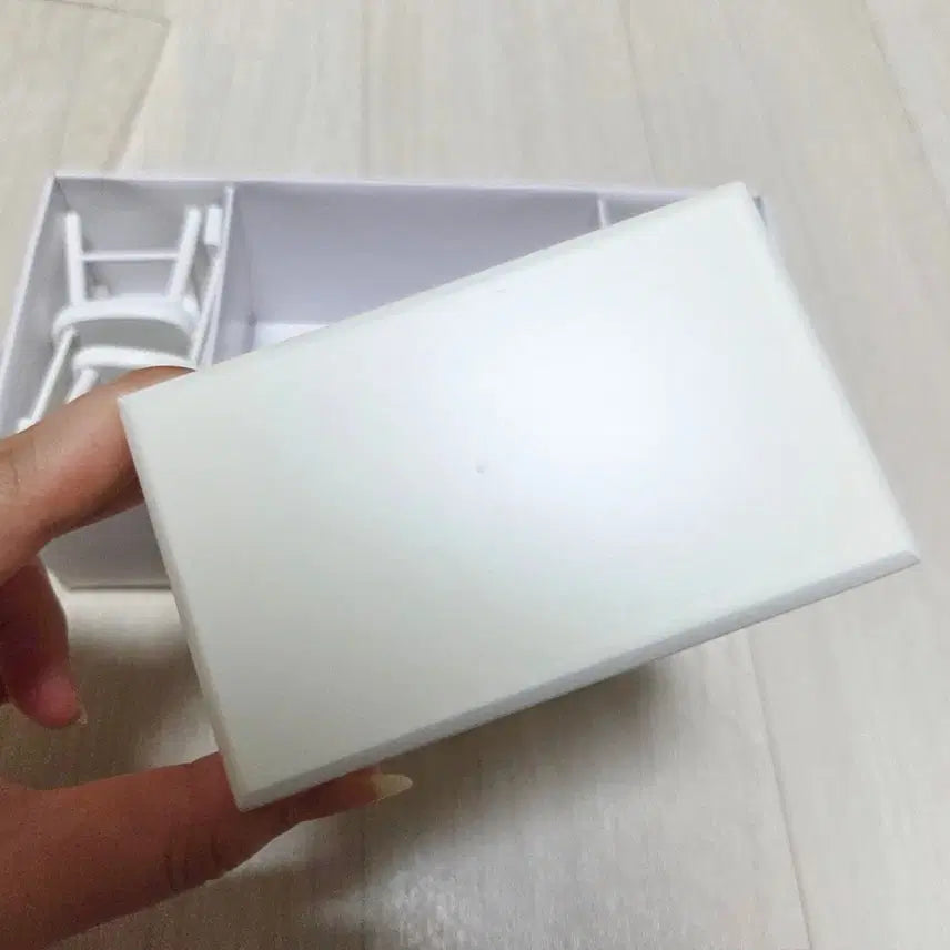 [BUNJANG] Obitsu11 White Table and Chair Set / 오비츠11 호환 가구화이트 식탁+의자 세트
