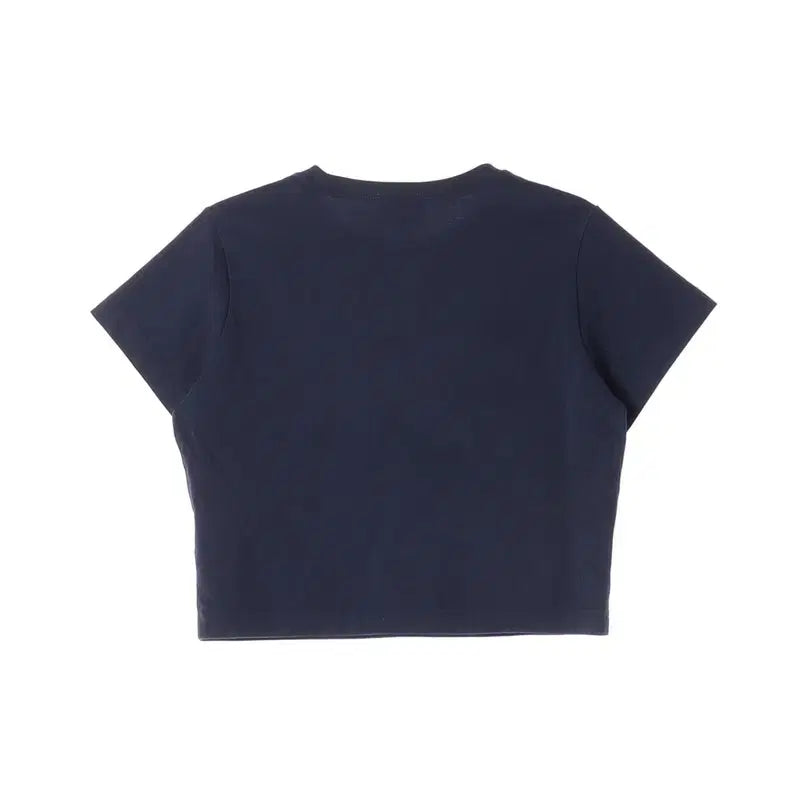 [BUNJANG] Marithe Francois Girbaud Navy Logo Crop T-shirt (S) / 마리떼 프랑소와 저버 네이비 로고 크롭 티 S