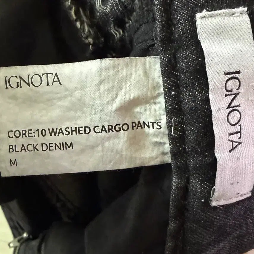 [BUNJANG] Ignota CORE:10 Washed Cargo Pants (M Size) / Ignota CORE:10 WASHED CARGO PANTS