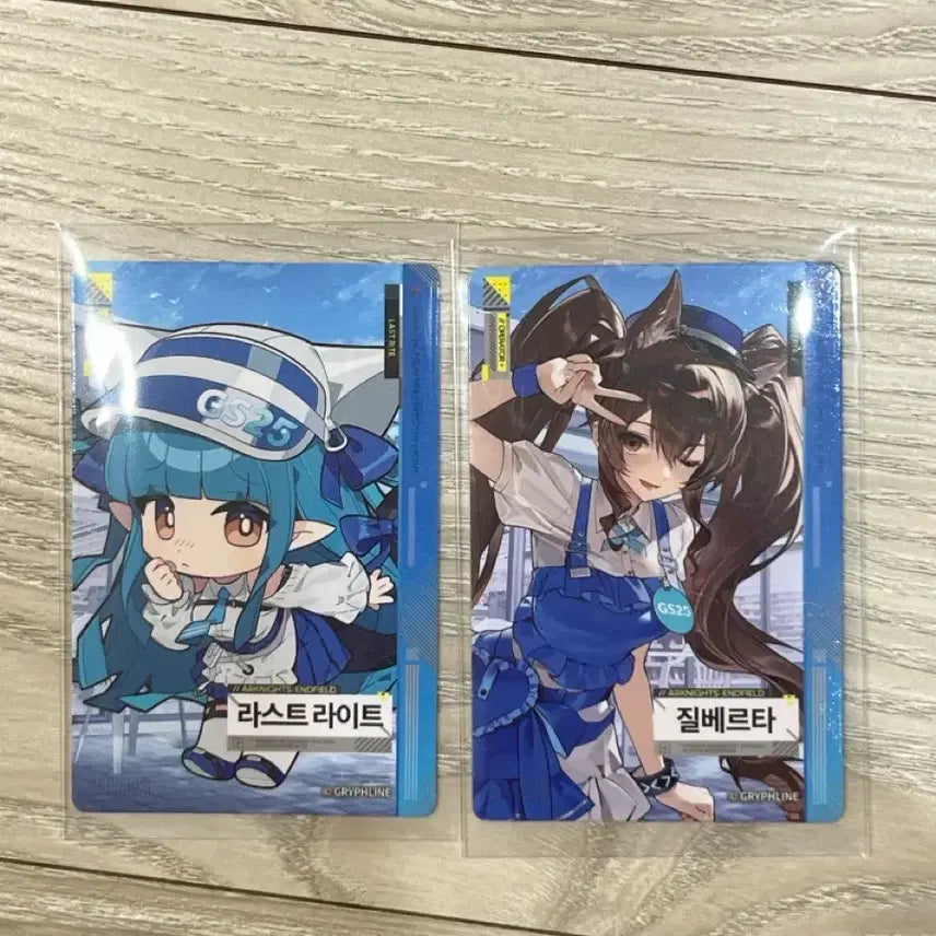 [SOLD OUT] 엔드필드gs 포토카드 질베르타 라스트라이트 일괄