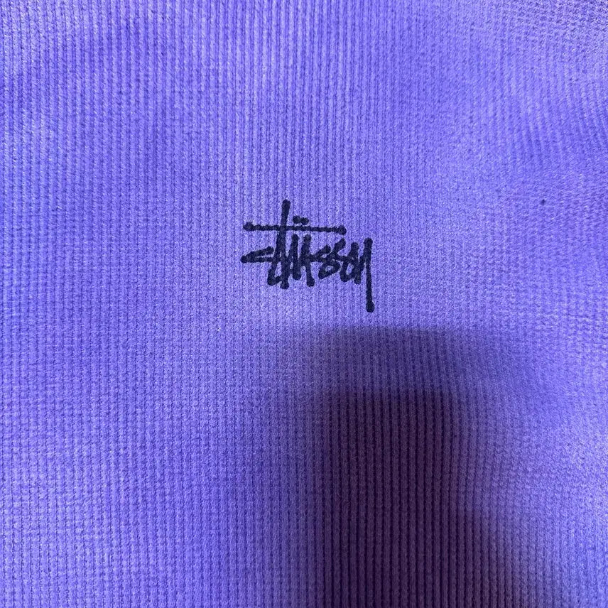 [BUNJANG] Stussy Basic Stock Thermal Long Sleeve T-shirt Lavender / 스투시 베이직 스탁 써멀 롱슬리브 티셔츠 라벤더