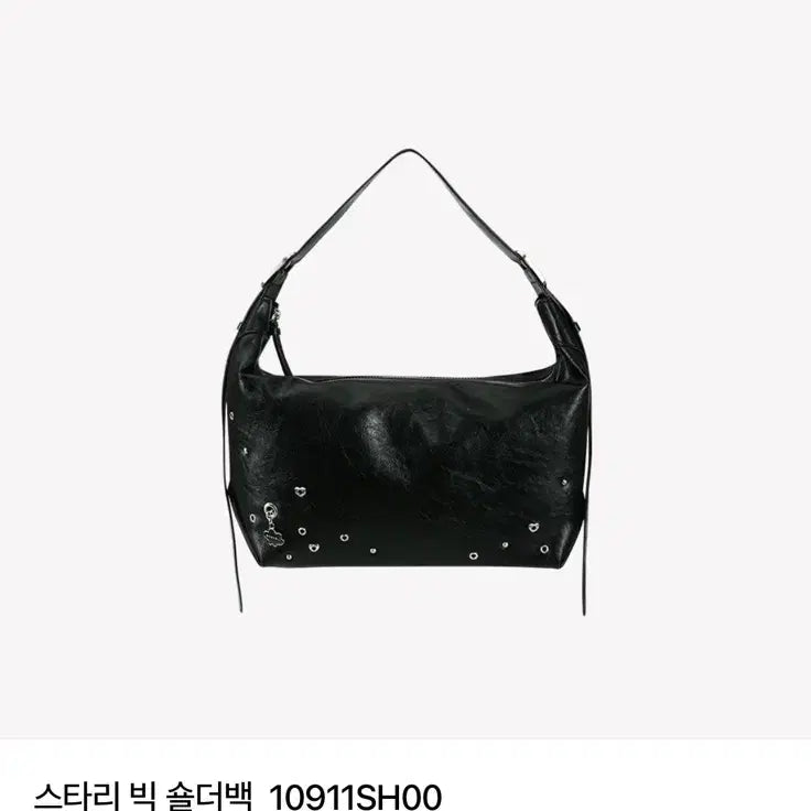 [BUNJANG] MY SHELL Starry Black Big Shoulder Bag / 스타리 블랙 빅 숄더백 마이쉘 MY SHELL