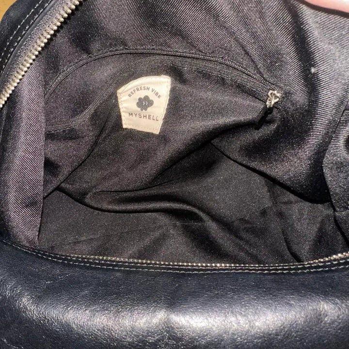 [BUNJANG] MY SHELL Starry Black Big Shoulder Bag / 스타리 블랙 빅 숄더백 마이쉘 MY SHELL
