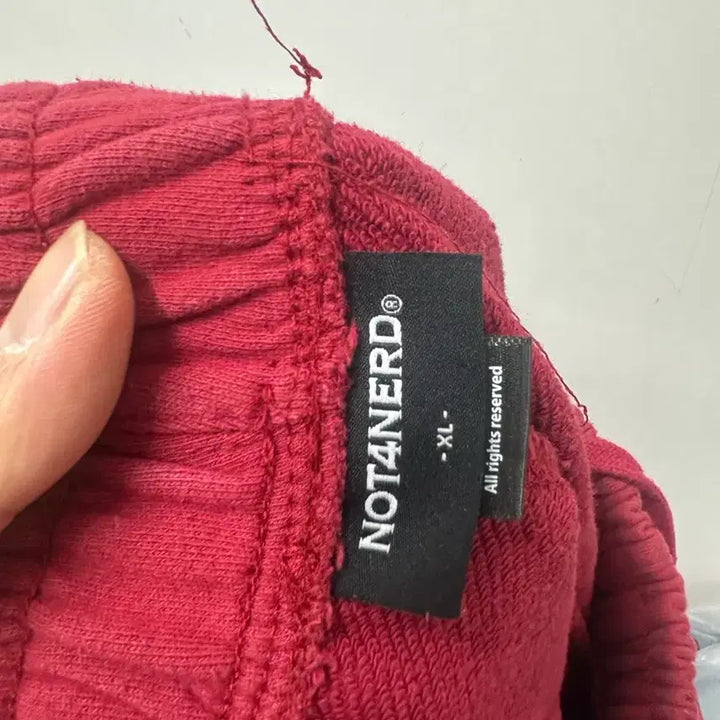 [BUNJANG] Not4nerd Red Jogger Pants XL / [만원 아라비아빈티지]낫포너드 레드 조거 팬츠 XL