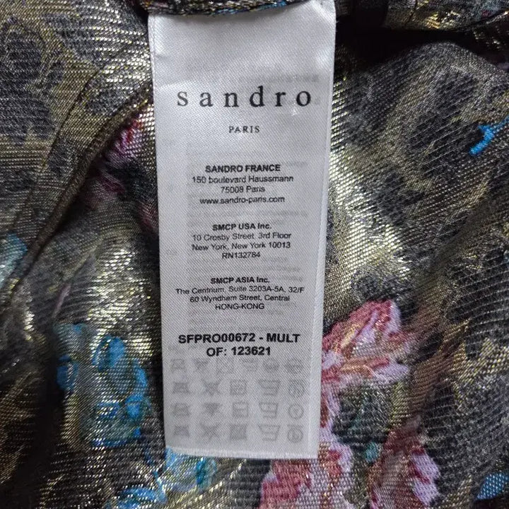 [BUNJANG] Sandro Glitter Floral Dress / 정가 295유로! 산드로 SANDRO 글리터 플로랄 원피스