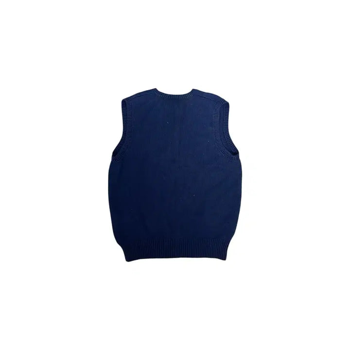 [BUNJANG] Polo Ralph Lauren Navy Knit Vest / 90s 폴로 랄프 로렌 네이비 니트 베스트 조끼 95
