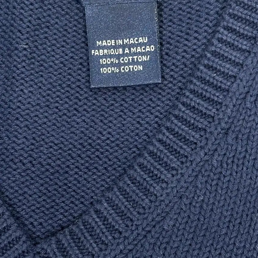 [BUNJANG] Polo Ralph Lauren Navy Knit Vest / 90s 폴로 랄프 로렌 네이비 니트 베스트 조끼 95
