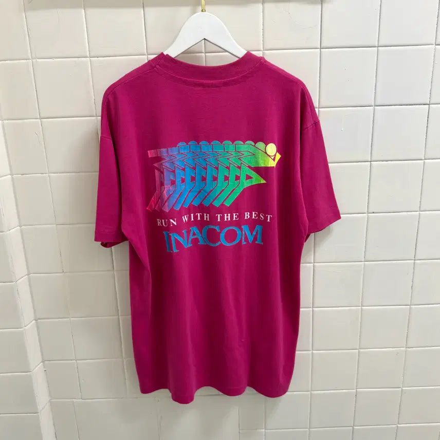 [BUNJANG] INACOM Marathon Single Stitch T-shirt / 90s INACOM 마라톤 싱글 스티치 티셔츠