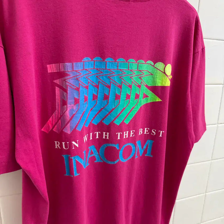 [BUNJANG] INACOM Marathon Single Stitch T-shirt / 90s INACOM 마라톤 싱글 스티치 티셔츠