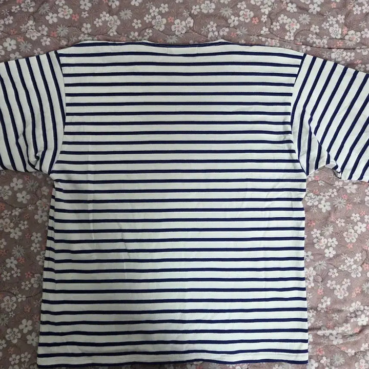 [SOLD OUT] 마리떼 프랑소와 저버  패치 스트라이프 티셔츠 M