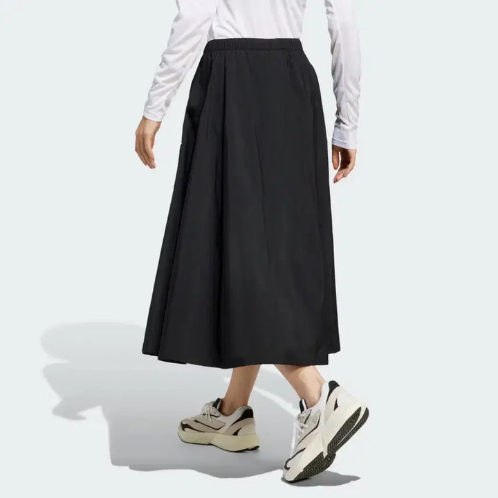[BUNJANG] Adidas Black Midi Skirt S / 아디다스 블랙 스커트 S
