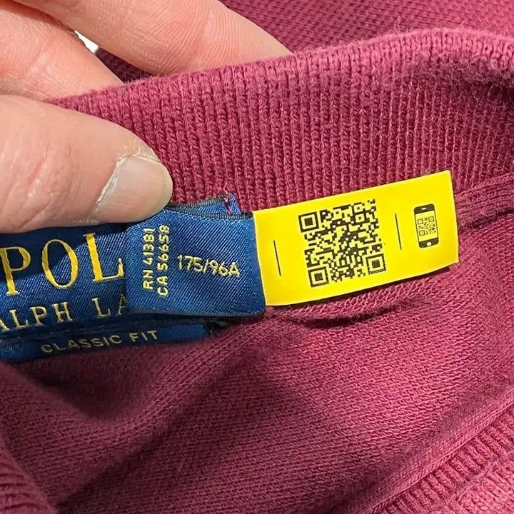 [BUNJANG] Polo Ralph Lauren QR Code Short Sleeve Polo Shirt / 폴로 랄프로렌 신형큐알 반팔카라티 s10864