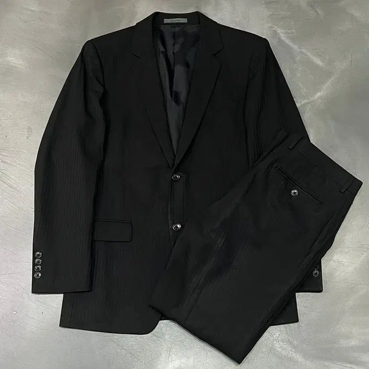 [BUNJANG] Calvin Klein Striped Suit Set / 캘빈클라인 스트라이프 정장 셋업 y16425