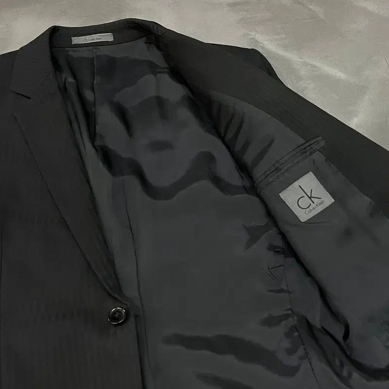 [BUNJANG] Calvin Klein Striped Suit Set / 캘빈클라인 스트라이프 정장 셋업 y16425
