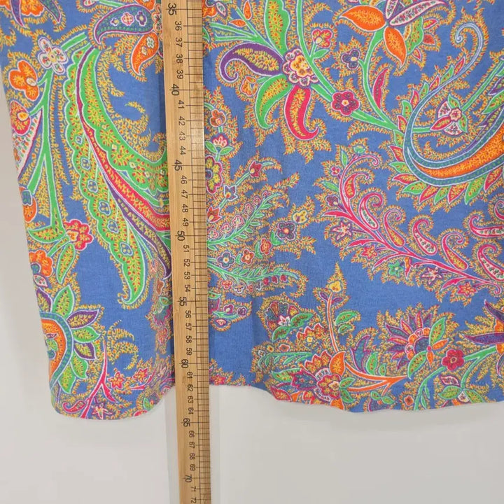 [BUNJANG] Ralph Lauren Paisley Short Sleeve T-shirt / 로렌 랄프로렌 페이즐리 반팔 티셔츠