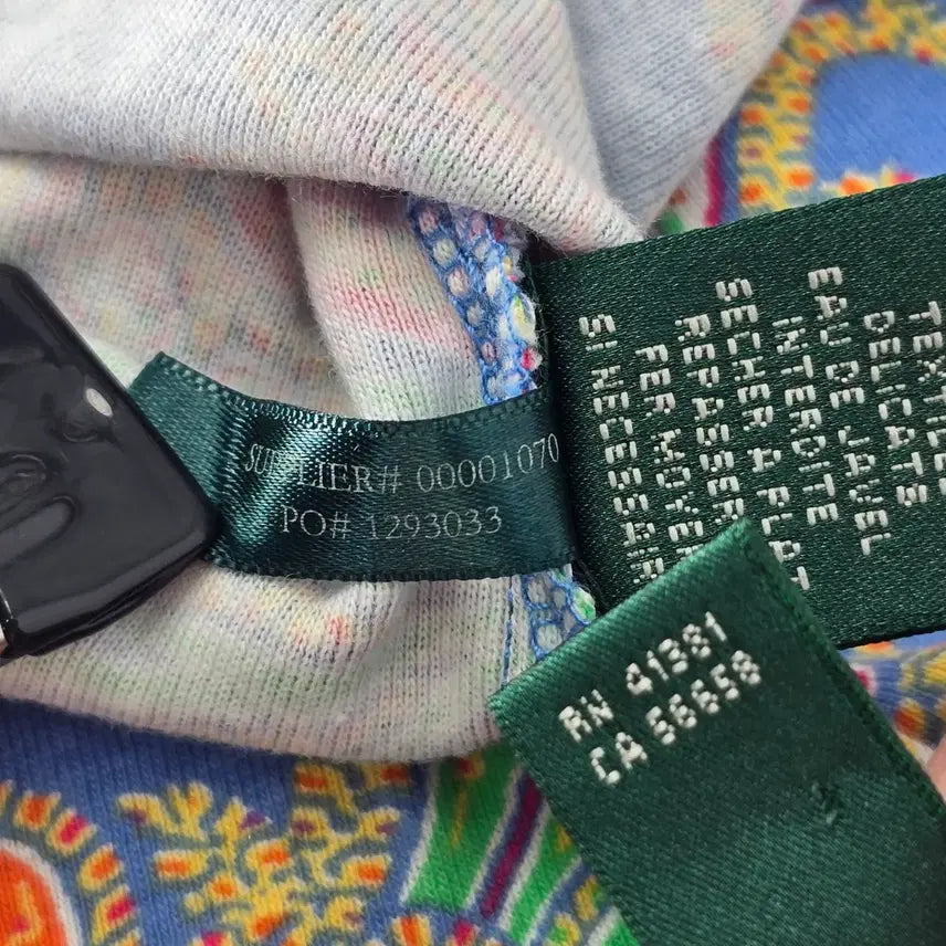 [BUNJANG] Ralph Lauren Paisley Short Sleeve T-shirt / 로렌 랄프로렌 페이즐리 반팔 티셔츠
