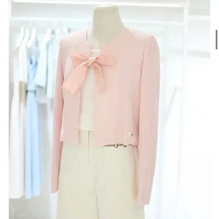 [SOLD OUT] [택있는미개봉새제품] 색감너무이쁨 잇미샤 리본 디테쳐블 자켓  정가 26