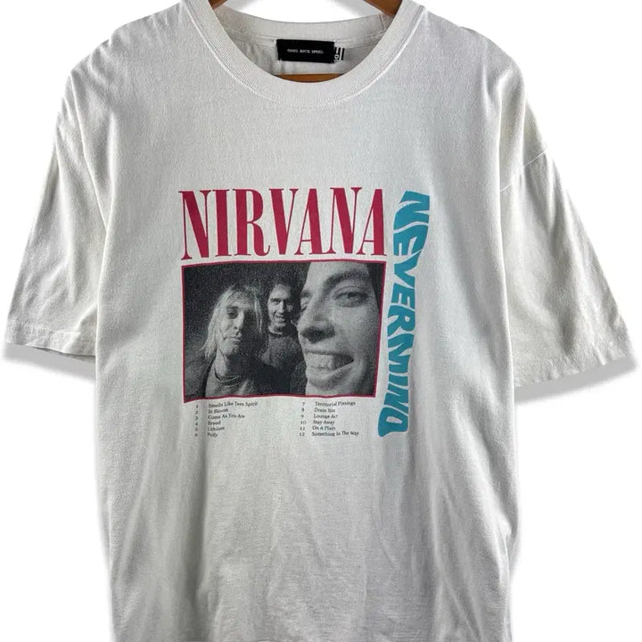 [BUNJANG] Nirvana Nevermind Graphic T-shirt / 너바나 Nevermind 그래픽 티셔츠3144