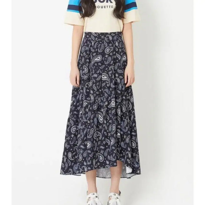 [BUNJANG] Lucky Chouette Paisley Long Skirt / 럭키슈에뜨 페이즐리 롱 스커트 36사이즈