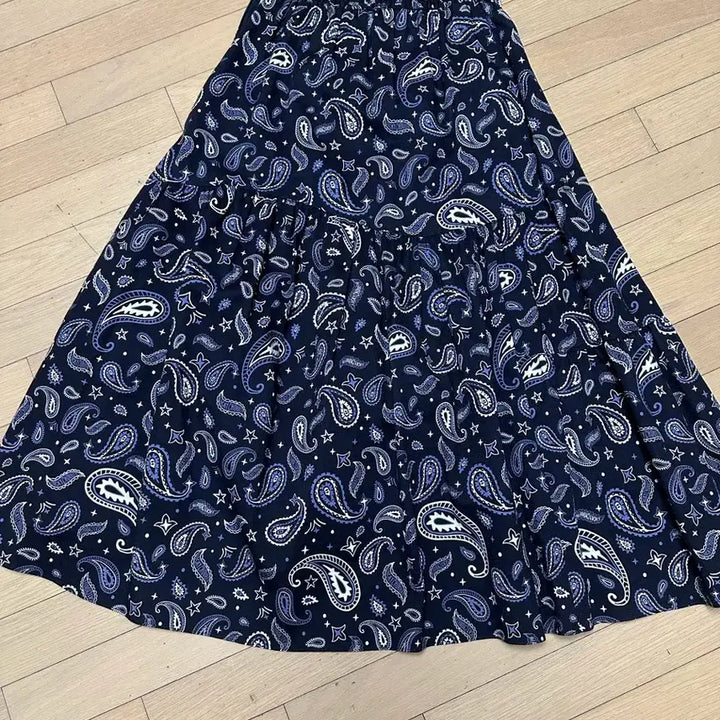 [BUNJANG] Lucky Chouette Paisley Long Skirt / 럭키슈에뜨 페이즐리 롱 스커트 36사이즈