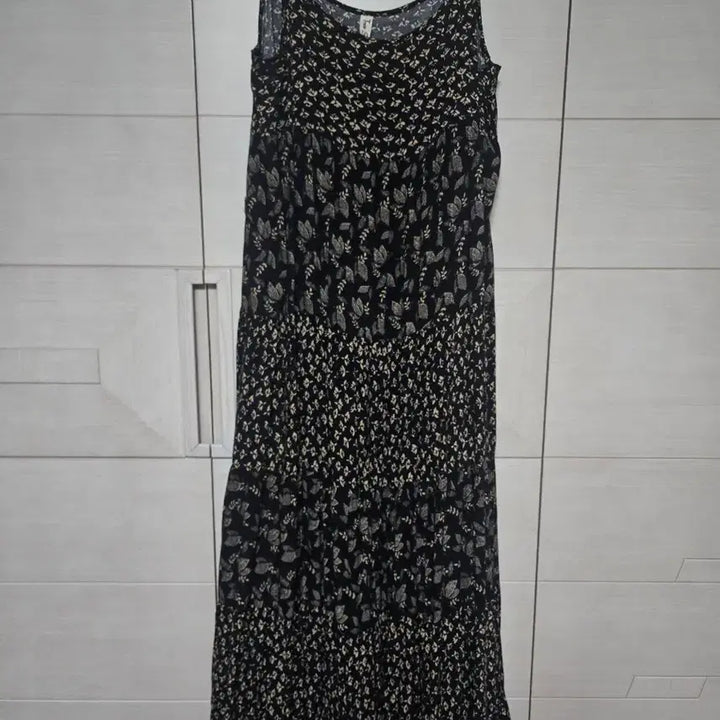 [BUNJANG] Floral Rayon Long Dress / 레이온 꽃무늬 롱 원피스