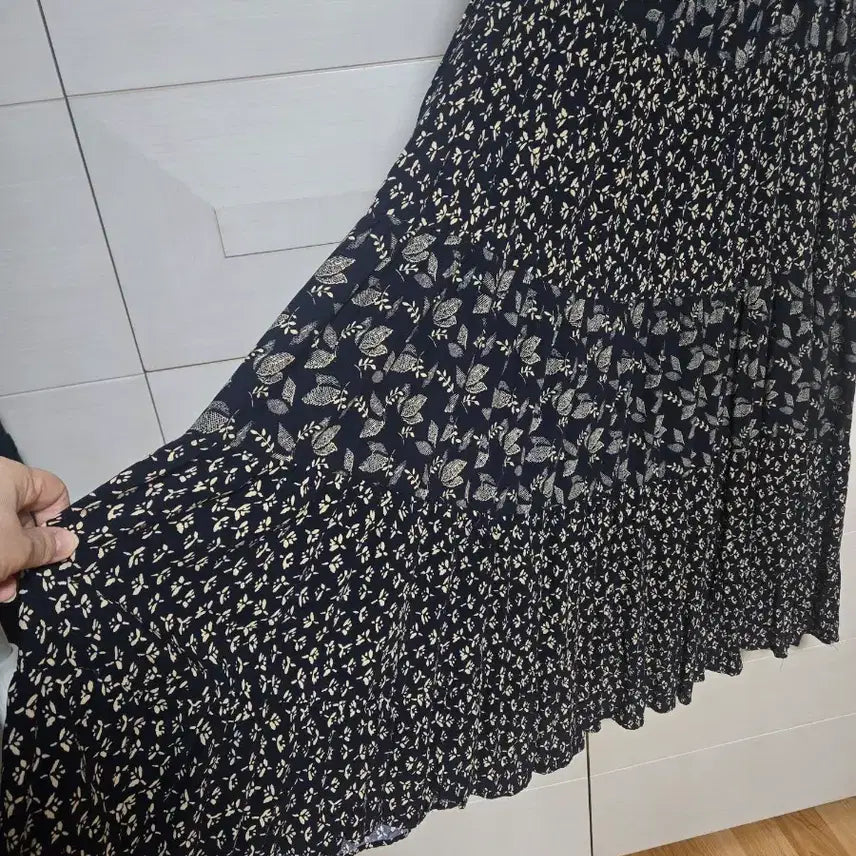 [BUNJANG] Floral Rayon Long Dress / 레이온 꽃무늬 롱 원피스