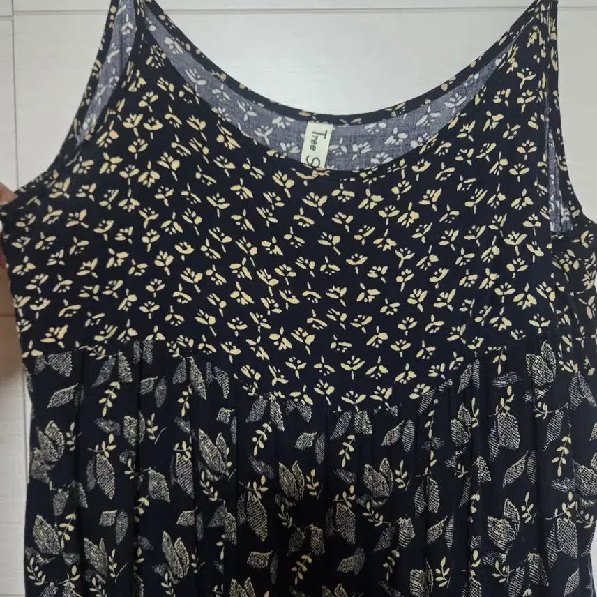 [BUNJANG] Floral Rayon Long Dress / 레이온 꽃무늬 롱 원피스