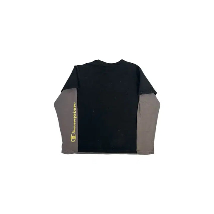 [BUNJANG] Champion Japan Big Logo Long Sleeve T-shirt / 챔피온 재팬 빅 로고 블랙 차콜 긴팔티