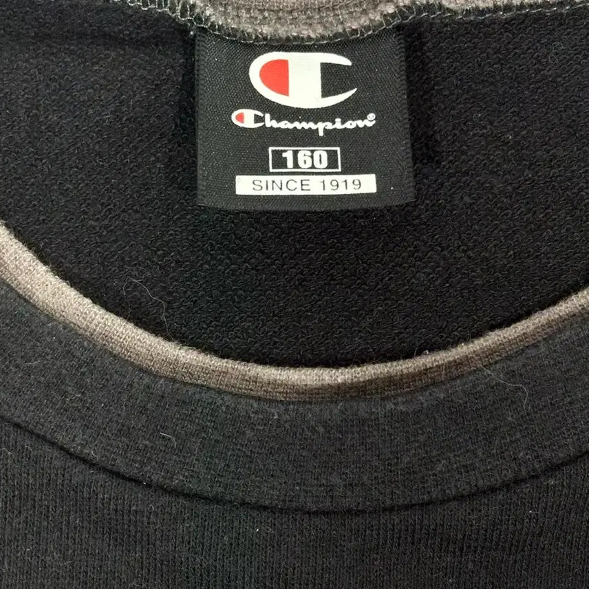 [BUNJANG] Champion Japan Big Logo Long Sleeve T-shirt / 챔피온 재팬 빅 로고 블랙 차콜 긴팔티