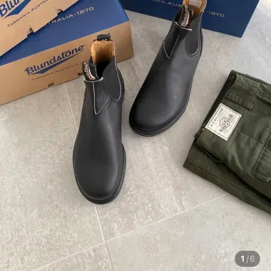 [SOLD OUT] 블런드스톤 610 블랙 첼시 부츠