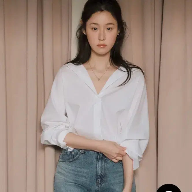 [SOLD OUT] 메비 이삐셔츠 플레인 화이트 0