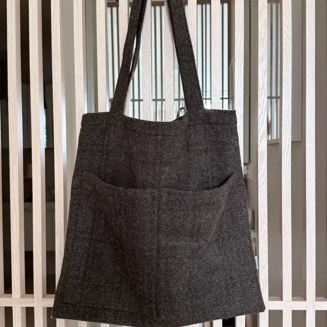 [BUNJANG] Aspesi Harris Tweed Wool Tote Bag / 아스페시 해리스 트위드 울 토트백