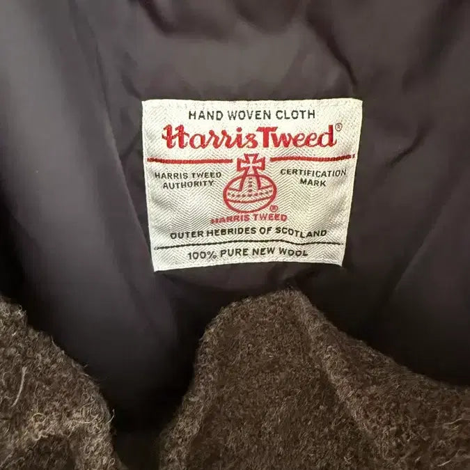 [BUNJANG] Aspesi Harris Tweed Wool Tote Bag / 아스페시 해리스 트위드 울 토트백