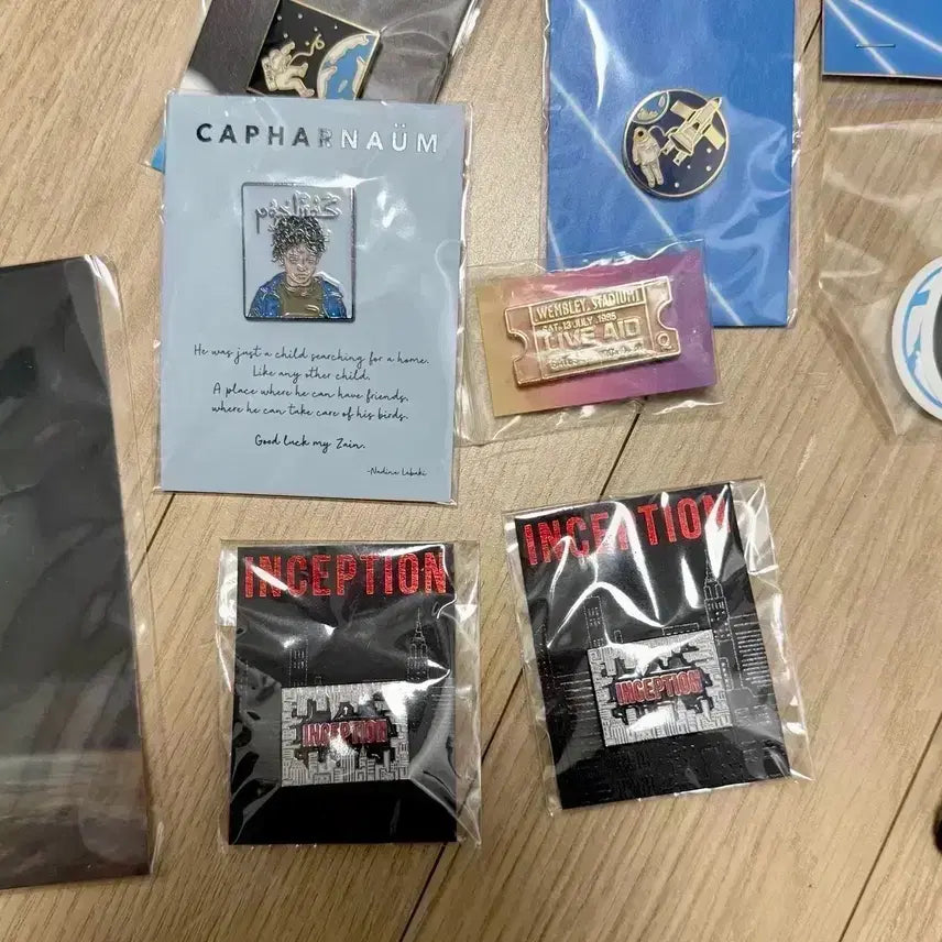 [BUNJANG] Inception, Bohemian Rhapsody, and Capernaum Movie Badge Bundle / 인셉션 뱃지 가버나움 보헤미안 랩소디 뱃지 프레디머큐리 영화굿즈패키지배지