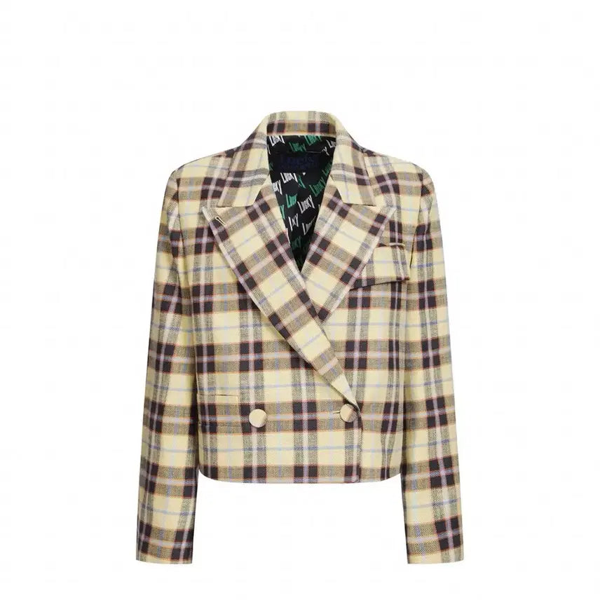 [BUNJANG] Lucky Plaid Jacket / 럭키 플래드 자켓 36사이즈