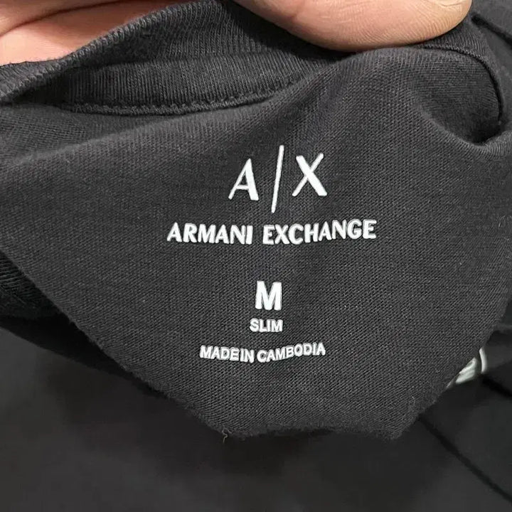 [BUNJANG] Armani Exchange Logo Short Sleeve T-shirt / 아르마니 익스체인지 로고 반팔티 y16413